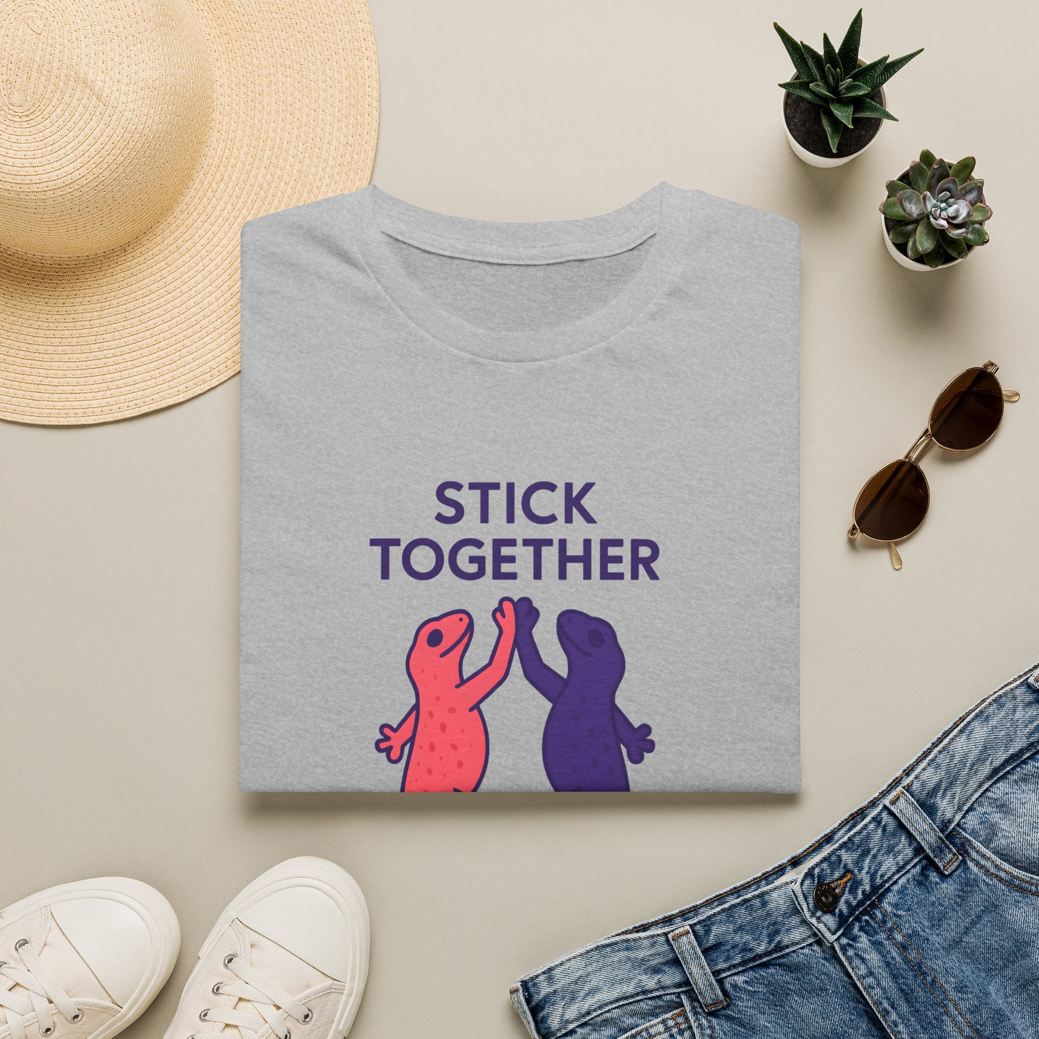 Lizards Stick Together T-Shirt