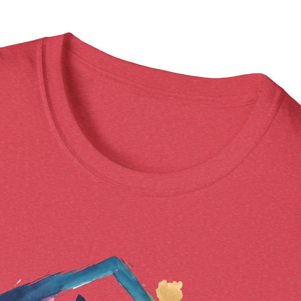 Watercolor Cat Inside House T-Shirt