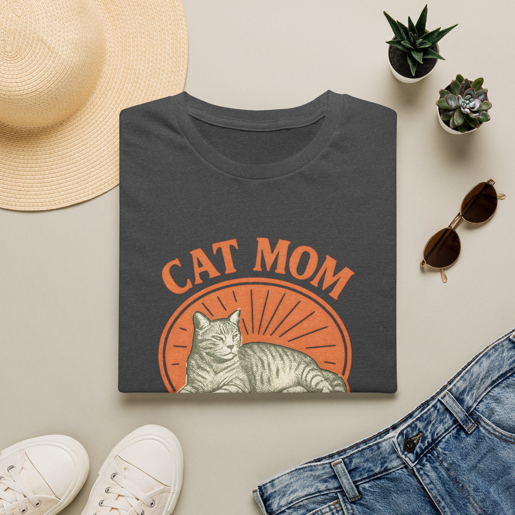 Cat Mom Logo T-Shirt
