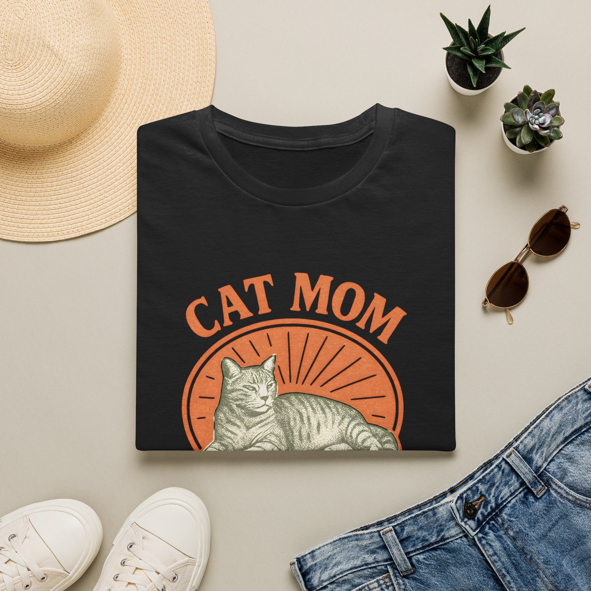 Cat Mom Logo T-Shirt