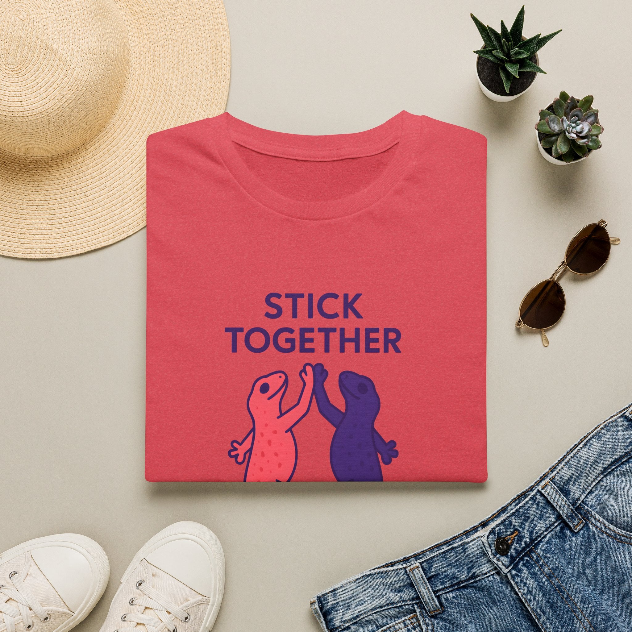 Lizards Stick Together T-Shirt