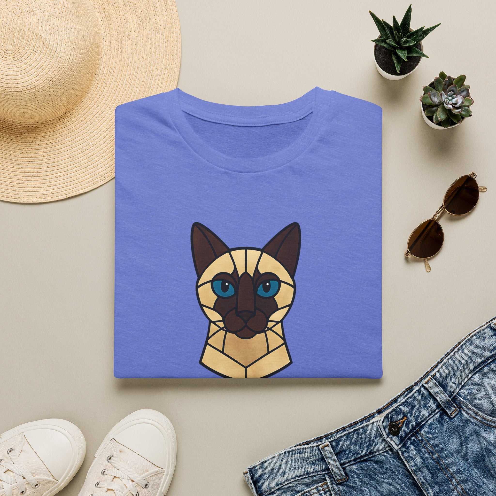 Stained Glass Cat T-Shirt