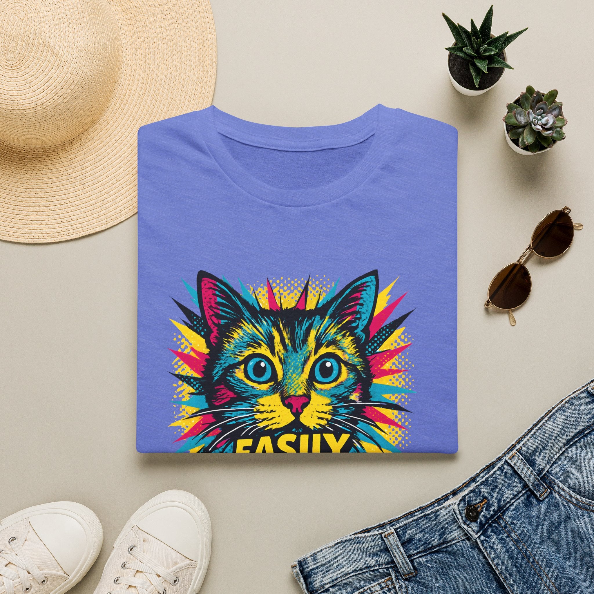 Easily Distracted by Cats T-Shirt