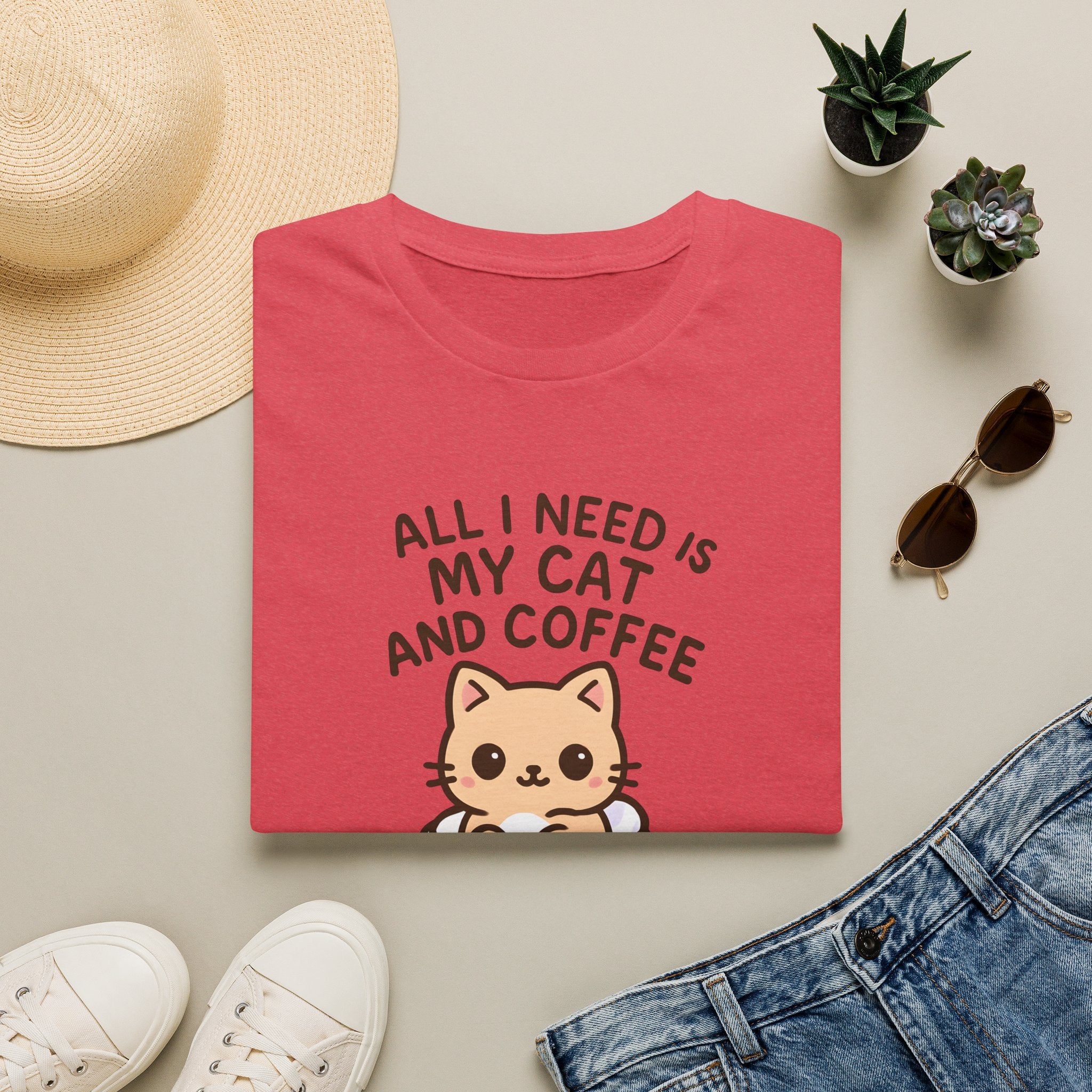 Cat in Coffee Cup T-Shirt