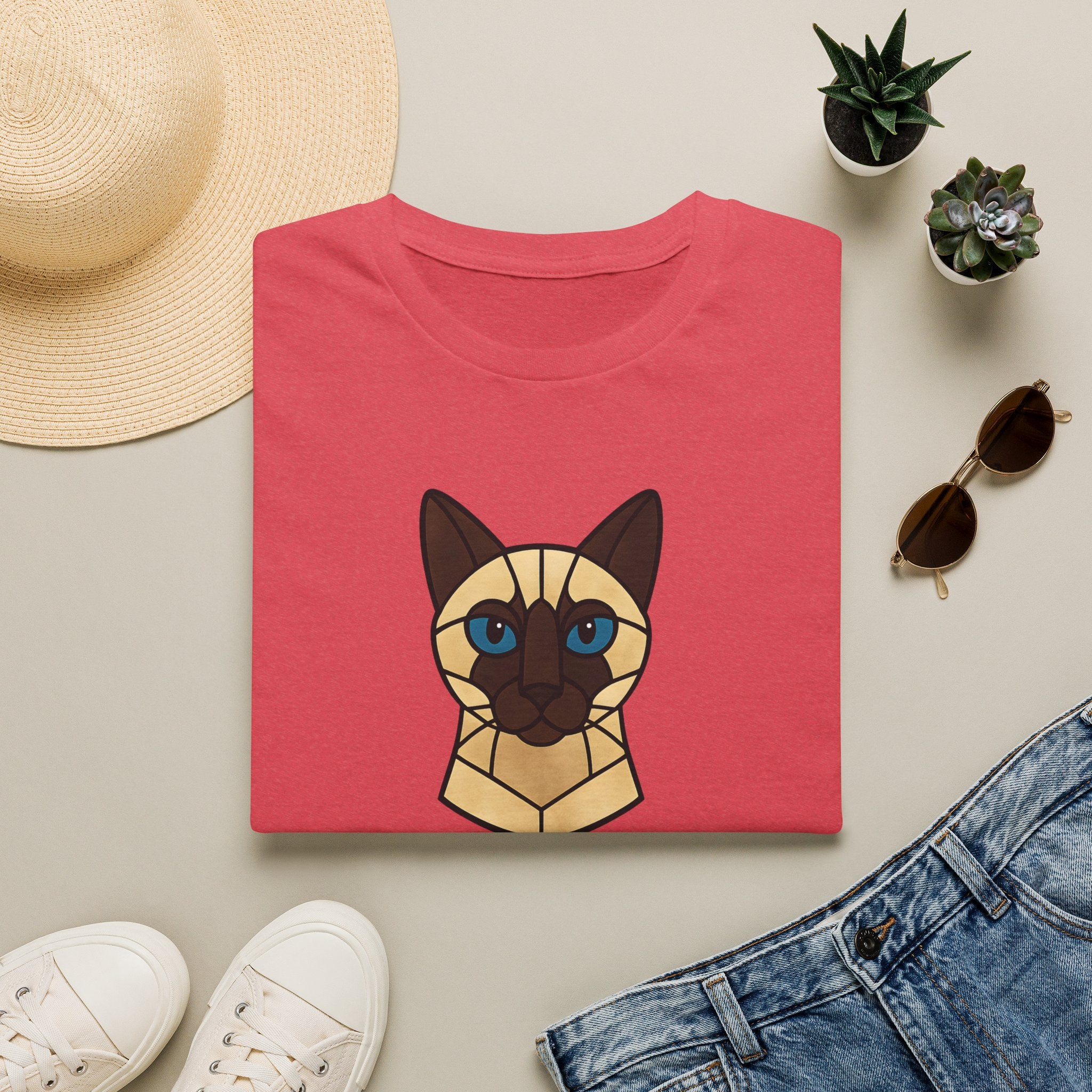 Stained Glass Cat T-Shirt
