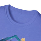 Watercolor Cat Inside House T-Shirt