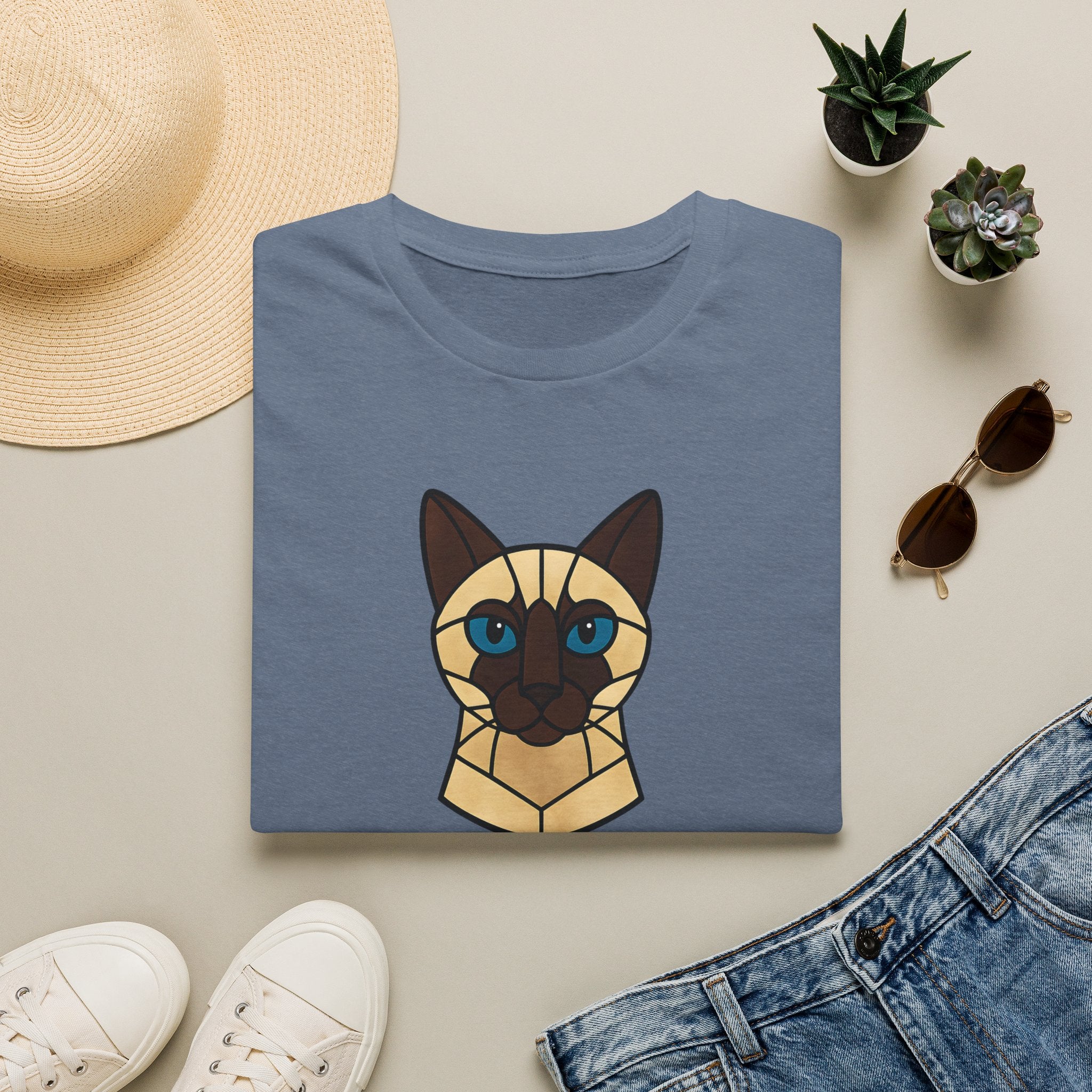 Stained Glass Cat T-Shirt