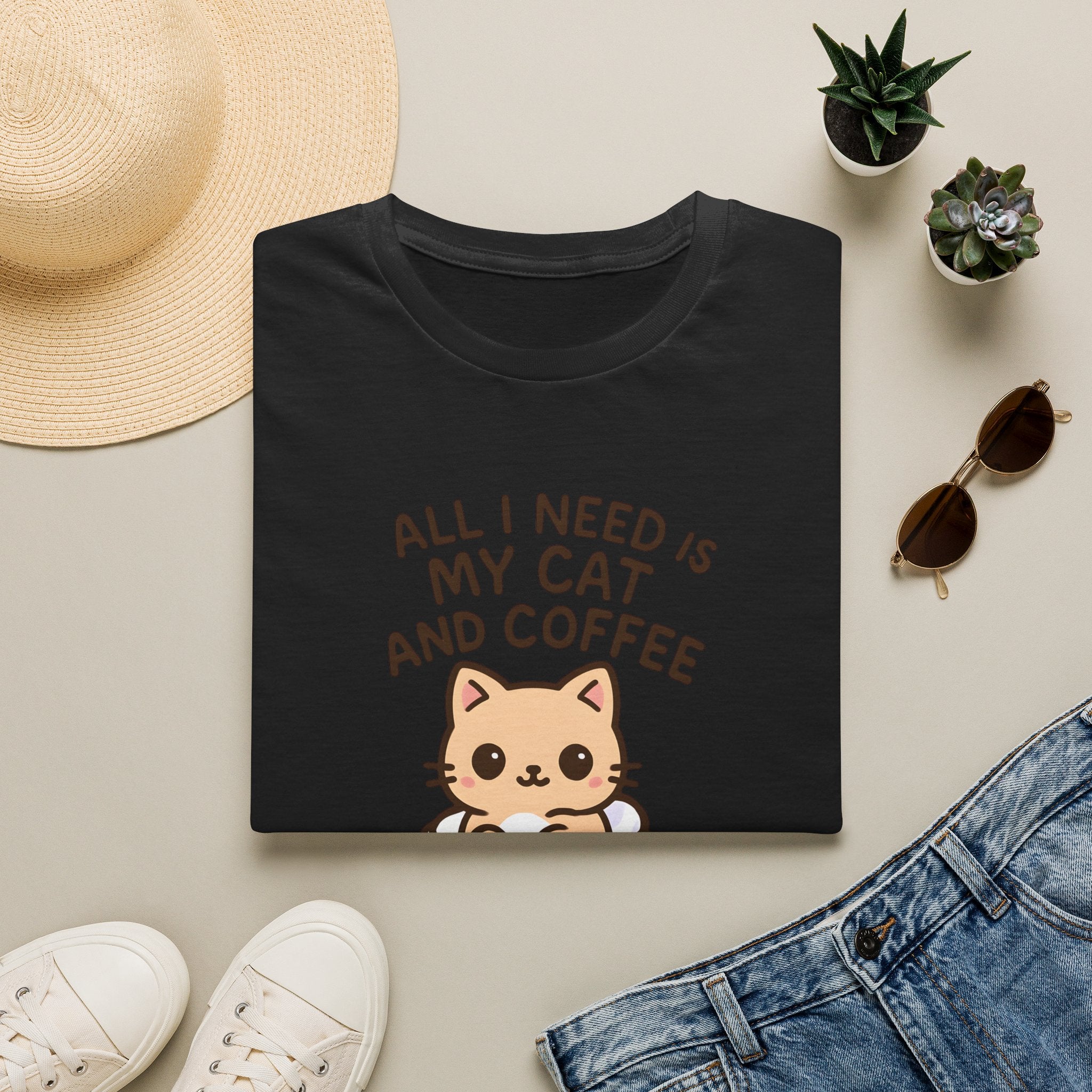 Cat in Coffee Cup T-Shirt