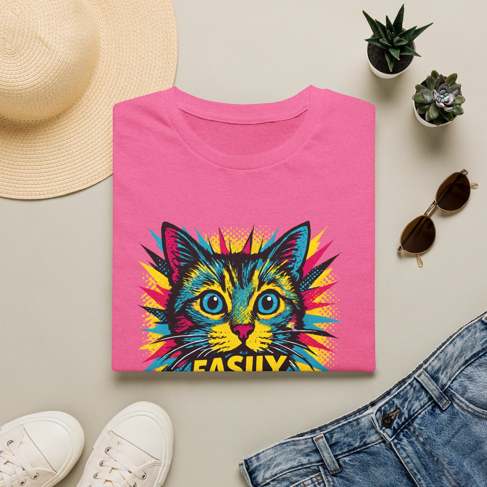 Easily Distracted by Cats T-Shirt