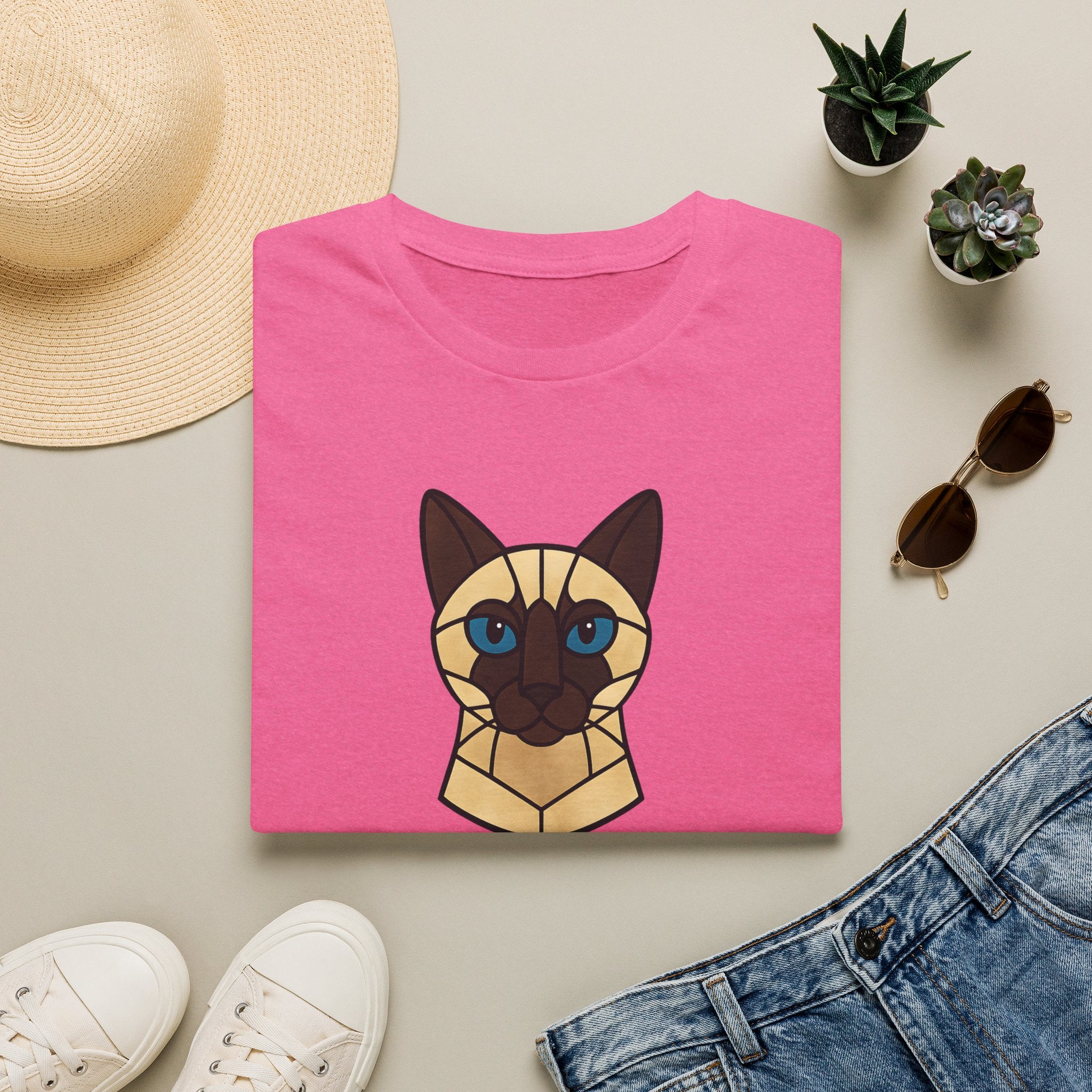 Stained Glass Cat T-Shirt