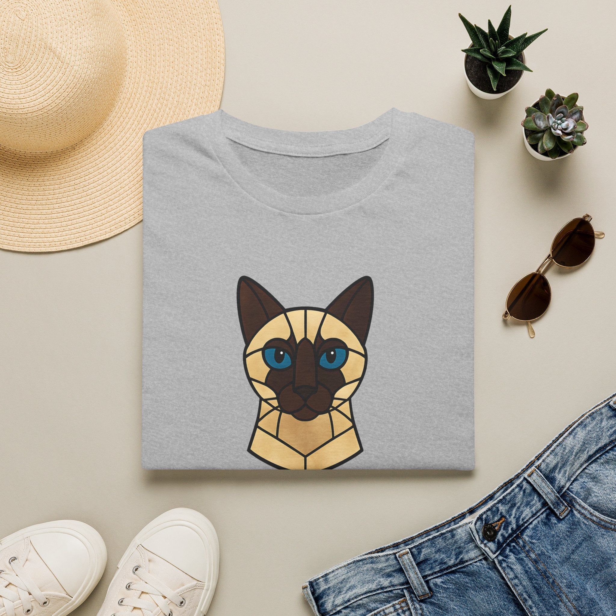 Stained Glass Cat T-Shirt