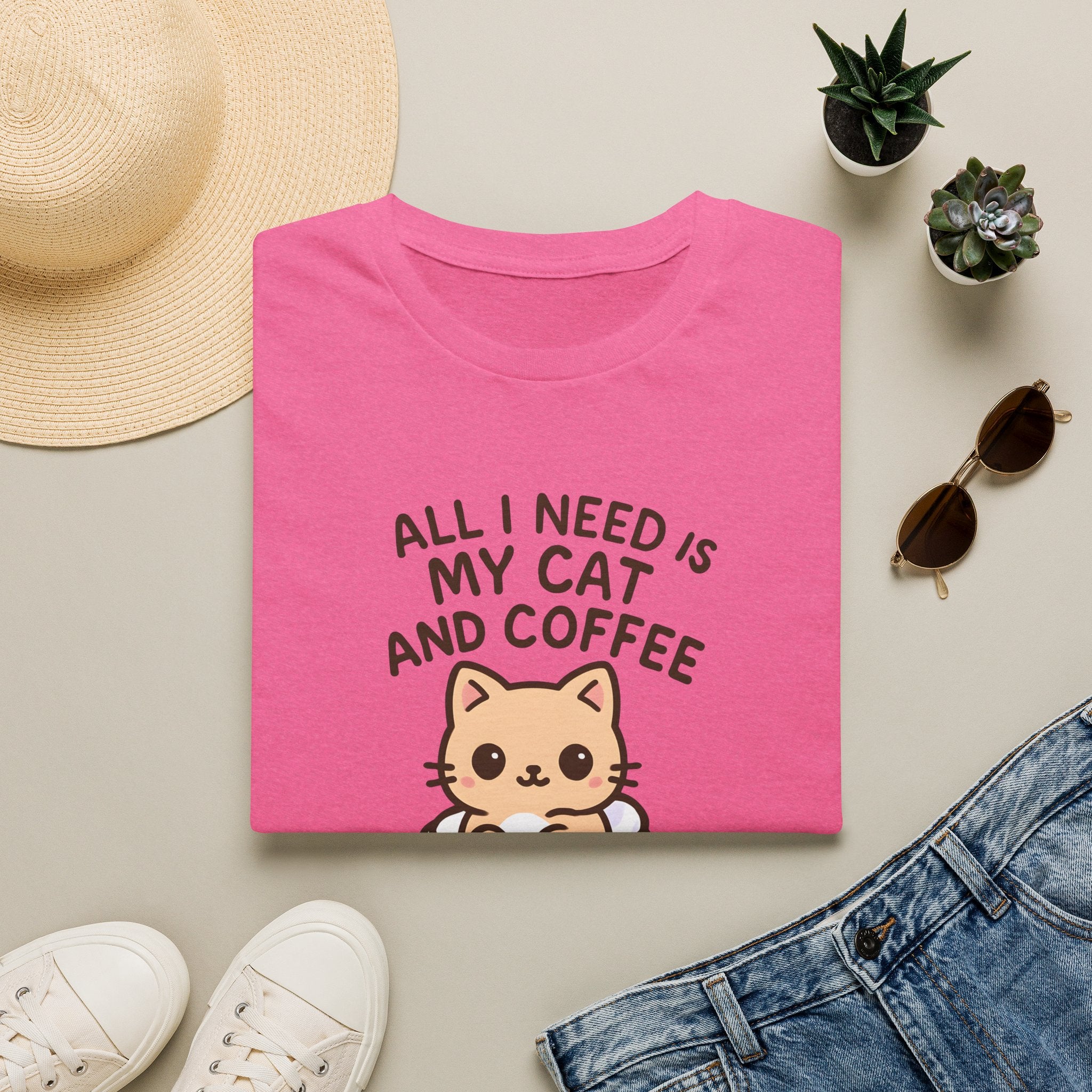 Cat in Coffee Cup T-Shirt