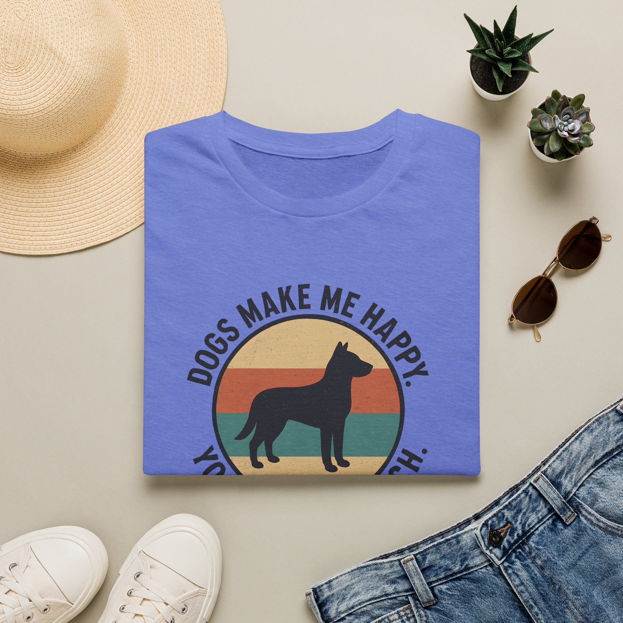 Dogs Make Me Happy T-Shirt